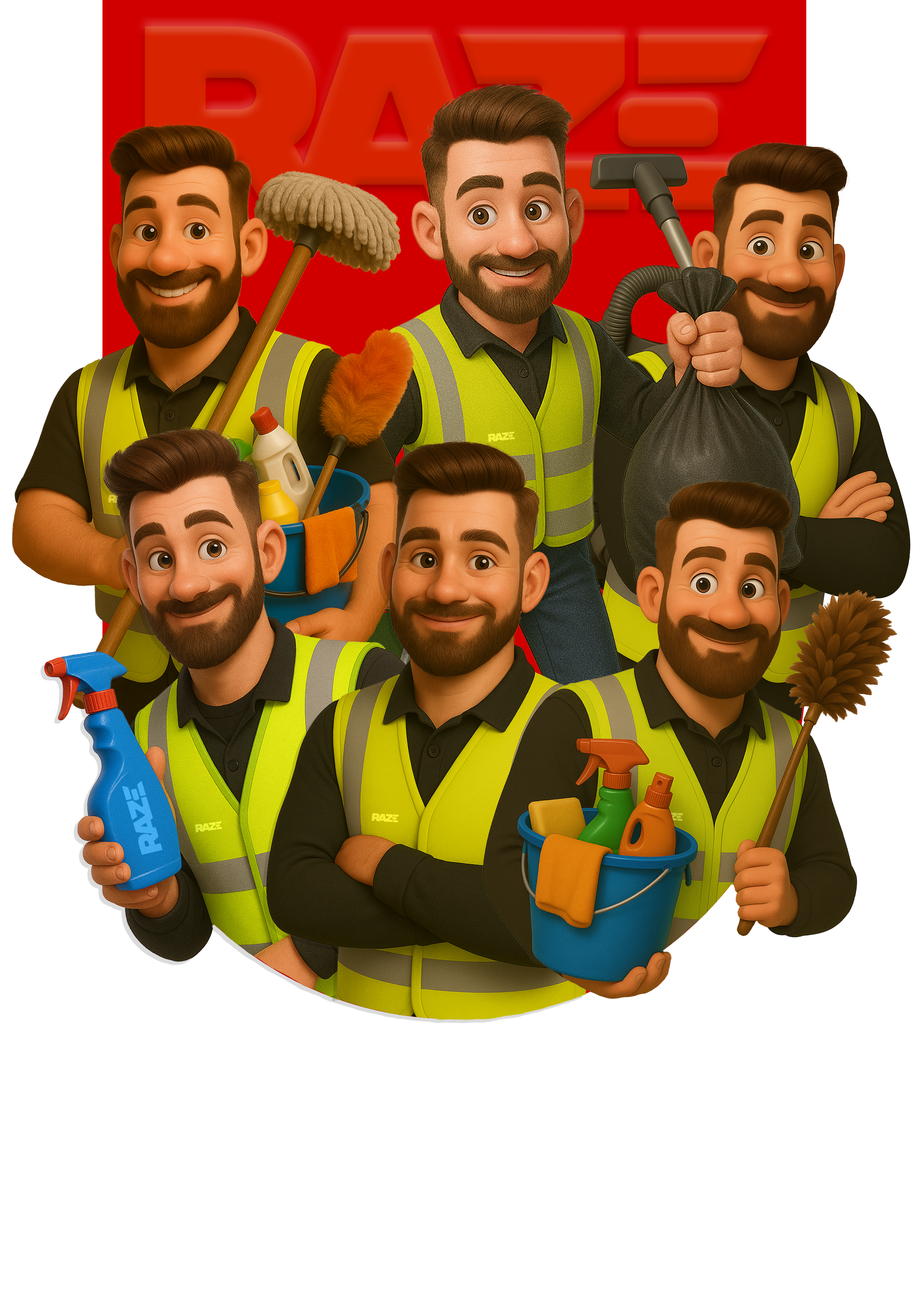 RAZE team illustration